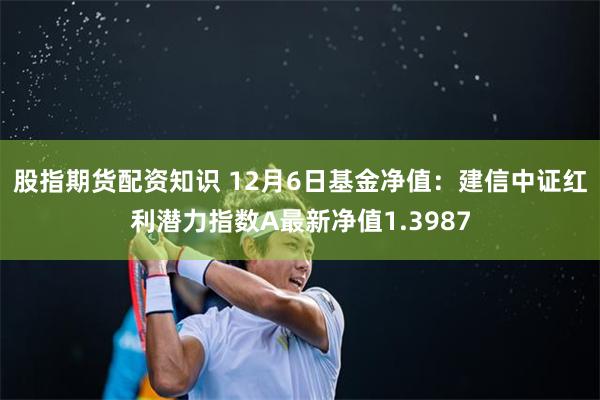 股指期货配资知识 12月6日基金净值：建信中证红利潜力指数A最新净值1.3987